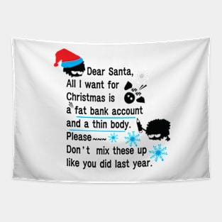 Funny New Year resolutions Tapestry