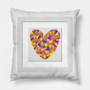 Framed Heart Pillow