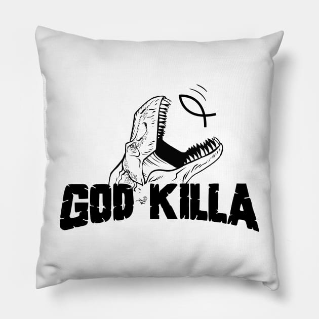 GOD KILLA by Tai's Tees Pillow by TaizTeez