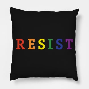 RESIST (LGBT) Pillow