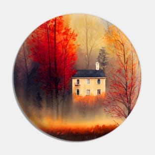 Colorful Autumn Landscape Watercolor 12 Pin