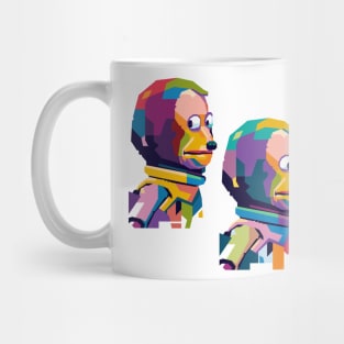 Monkey Looking Away Meme Mug