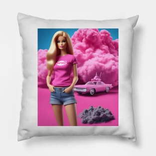 Barbie x Oppenheimer 2023 | BARBENHEIMER Pillow