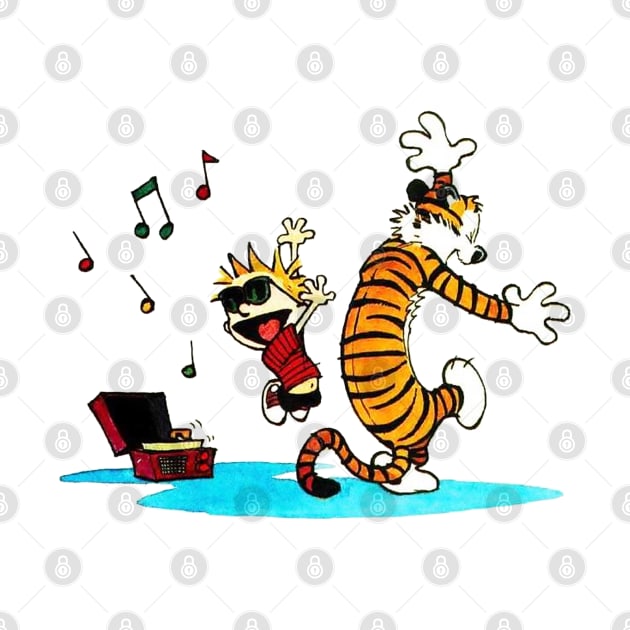 Calvin and Hobbes Dance by joeslim