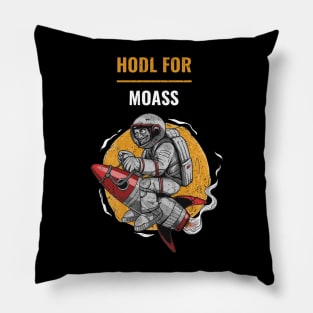 HODL For MOASS Until We Reach The Moon Pillow