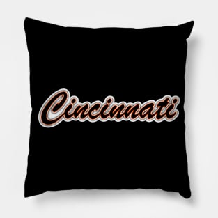 Football Fan of Cincinnati Pillow