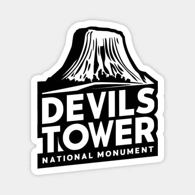 Devils Tower National Monument Magnet by Perspektiva