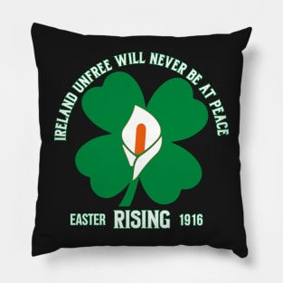 1916 Easter Rising Lily Pillow