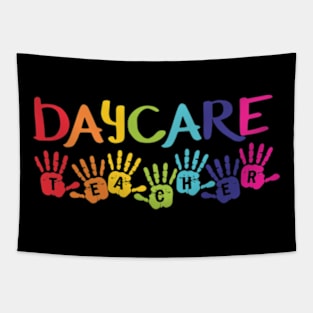 Daycare Vintage Color Childcare Tapestry