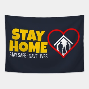 Stay Home Tapestry