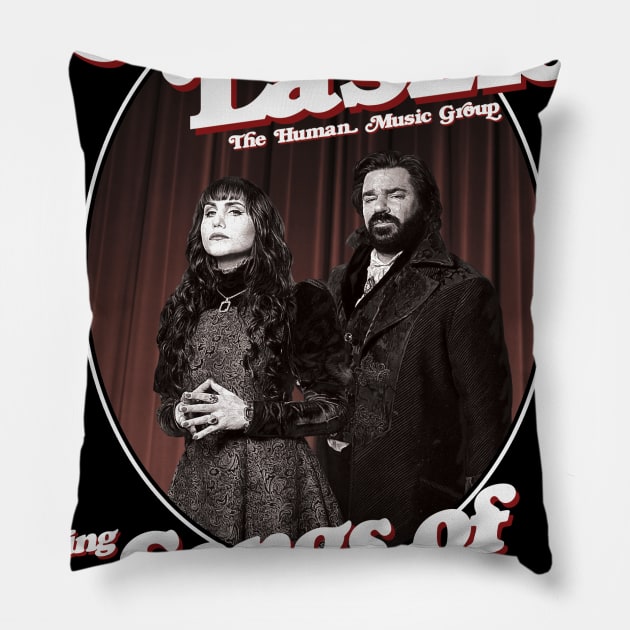 Nadja & Laszlo sing Songs of Love and Terror Pillow by HeavensGateAwayMeme