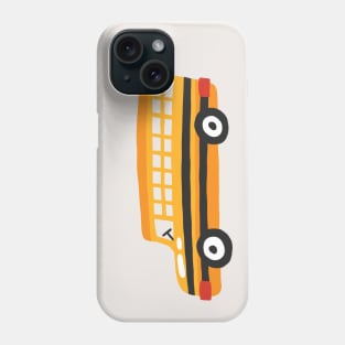 Schoolbus Illustration Phone Case