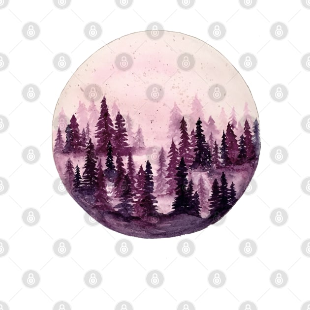 Purple Woods by Whettpaint