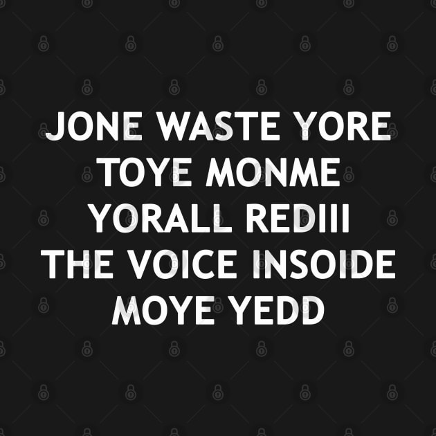 THE VOICE INSIDE MY HEAD. MEME by ohyeahh