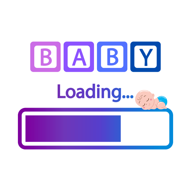 Baby Loading by SereniTee Designs