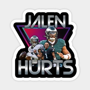 Jalen Hurts Retrowave Magnet