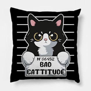 bad Cat Pillow