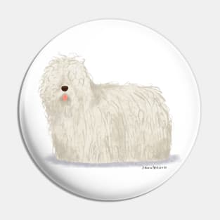 Komondor Dog Pin