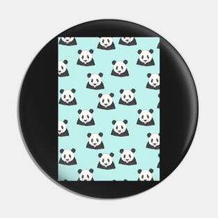 Panda Selfie Pattern Pin