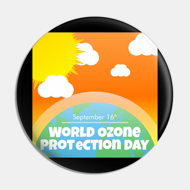 World Ozon Protection Day Pin by Khenyot