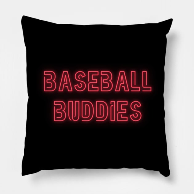 Baseball buddies Pillow by My own pop