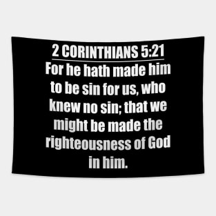 2 Corinthians 5:21 (KJV) Tapestry