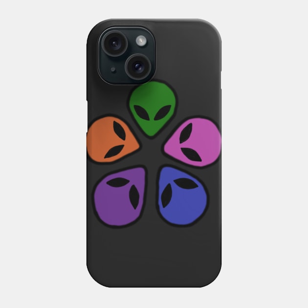 Alien Heads Phone Case by Kyko619