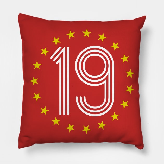 19 Times Pillow by n23tees