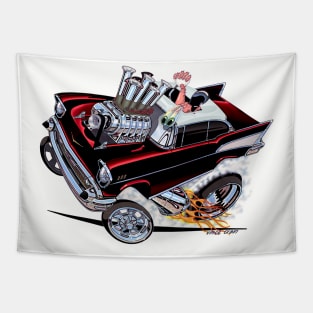 REVVIN 57 Chevy cherry Tapestry