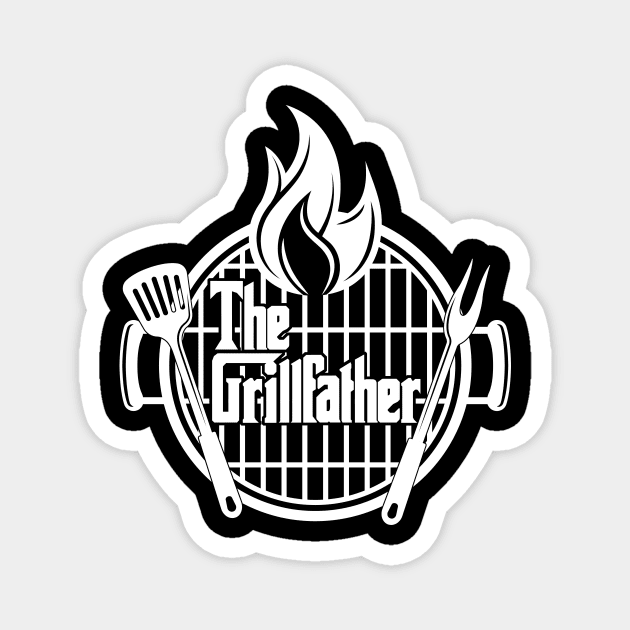 The Grillfather Magnet by sopiansentor8