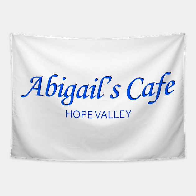 Abigail's Cafe - Blue Tapestry by Thinkerman