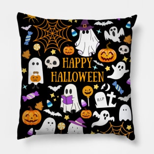 Halloween For Boys Grils, Happy Halloween, Kids Halloween T-Shirt Pillow