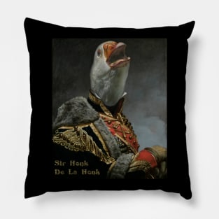 Sir Honk De La Honk - funny goose paint Pillow