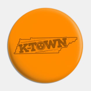 K-Town Tennessee (Dark on Orange) Pin