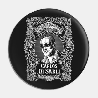 Carlos Di Sarli (white printing) Pin