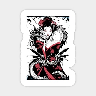 Seductive geisha 7402 Magnet