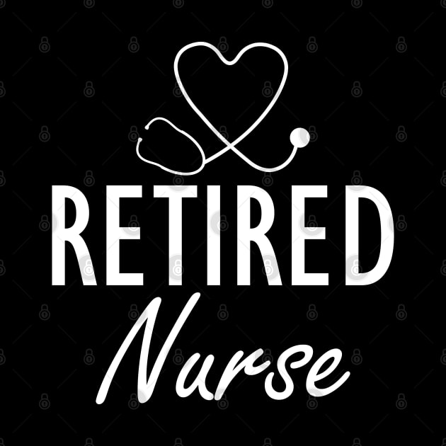 Retired Nurse w by KC Happy Shop