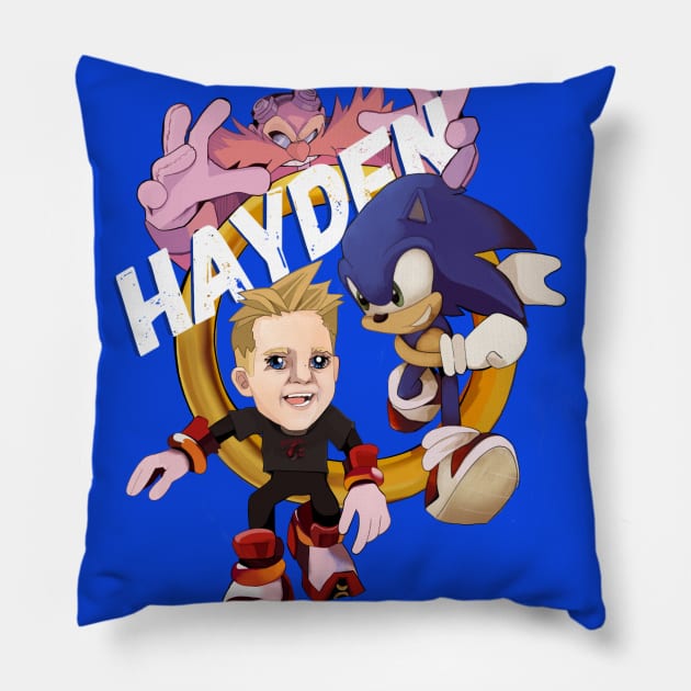 Hayden Sonic Pillow by dontknowmegnome18