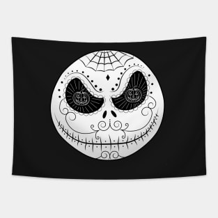 Cartoon Mexican Skull Sugar Tapestry