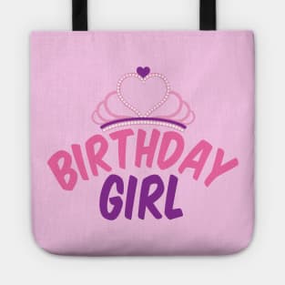 Birhday Girl Princess Party Tote