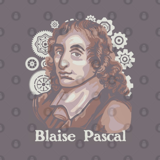 Blaise Pascal Portrait by Slightly Unhinged