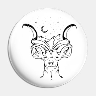 Kudu Bull Pin