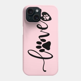 Love Paw Shirt Phone Case