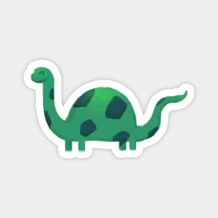 Diplodocus - Cute Prehistoric Dinosaur cartoon Illustration Magnet