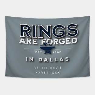 Rings are Forged in Dallas Tapestry