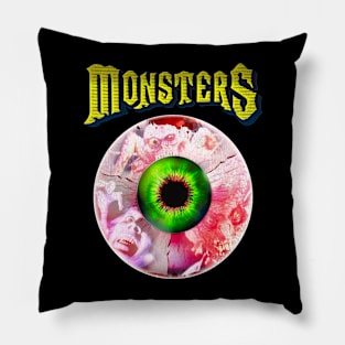 MONSTERS (80s Cult Horror Anthology) Pillow