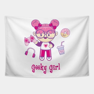 Geek Girl Tapestry