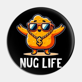 Tasty Treasures Chicken Nugget Nug Life, Tee Talk Triumph Pin