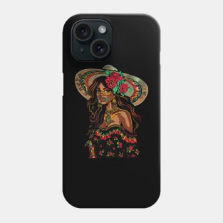 Cinco de mayo mexican woman Phone Case