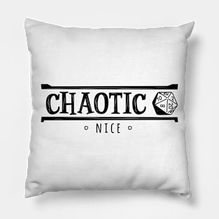 Chaotic Nice (Modern Alignments) Pillow